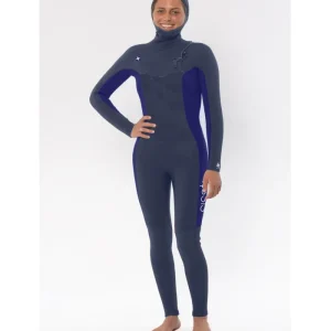 Expédié Aujourd'hui Sisstrevolution MY SEAS 5/4 HOODED CHEST ZIP-BMN Wetsuit