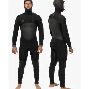 Vissla NORTH SEAS 5.5-4.5 FULL HOODED CHEST ZIP-BLK Acheter Direct