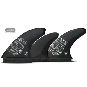 Populaire Futures Fins VECTOR 3/2 LARGE 5 FINS Carbon/Silver Alpha