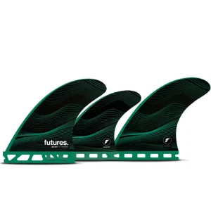 Futures Fins LEGACY F6 5 FINS SET Green Honeycomb Paiement Sécurisé