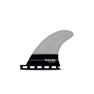 Retour Gratuit Futures Fins NEUTRAL Quad Rear Fins Medium (80/20 FOIL) Grey Honeycomb