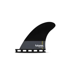 Super Prix Futures Fins PIVOT Quad Rear Large (FLAT FOIL) Black Honeycomb