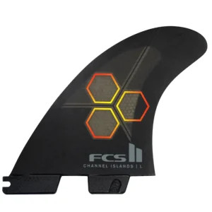 Nouvel Arrivage Quillas FCS 2 CI PC M Black/Flame Tri Fins