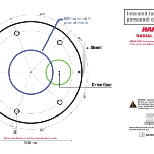 WINCH HARKEN RADIAL ALU 46ST Haute Qualité
