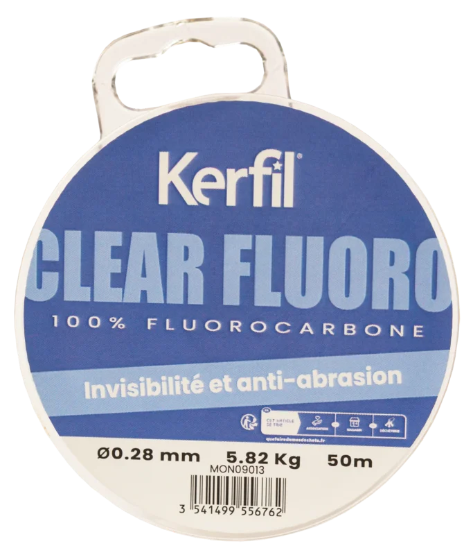 Meilleur Prix MONOFIL CLEAR FLUORO 0,35MM 8,45KG 50M