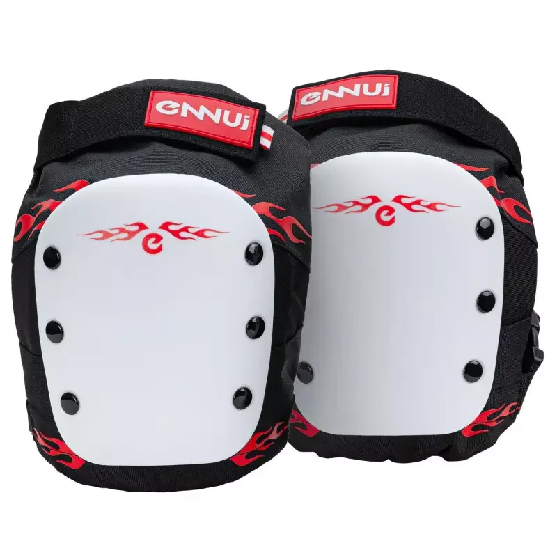 ENNUI Knee ENNUI Aly Knee Pad Flame Black Red White Prix Réduit