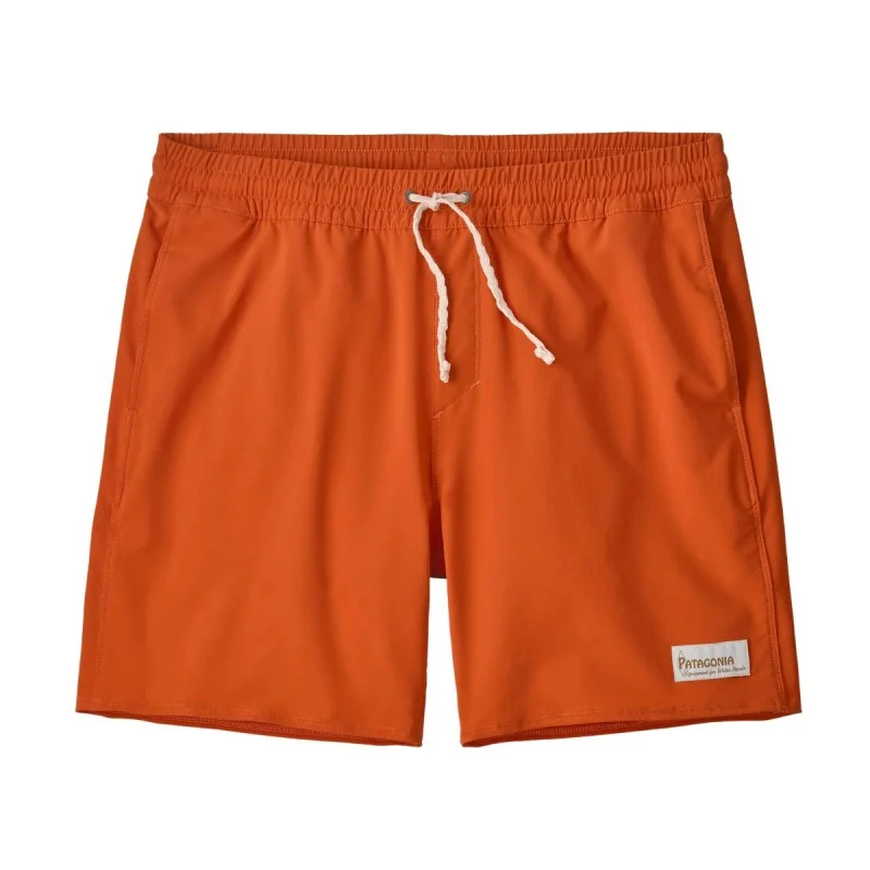 Expédié Aujourd'hui Boardshort Homme Patagonia Hydropeak Volley 16" - Orange