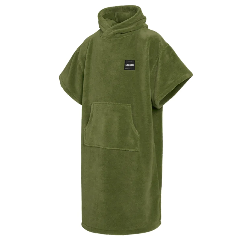 Prix Cassé Poncho Mystic Teddy Olive Green