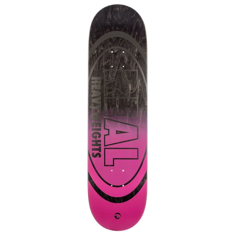 Expédié Aujourd'hui PLANCHE DE SKATE REAL HEAVYWEIGHTS BLK 8.5