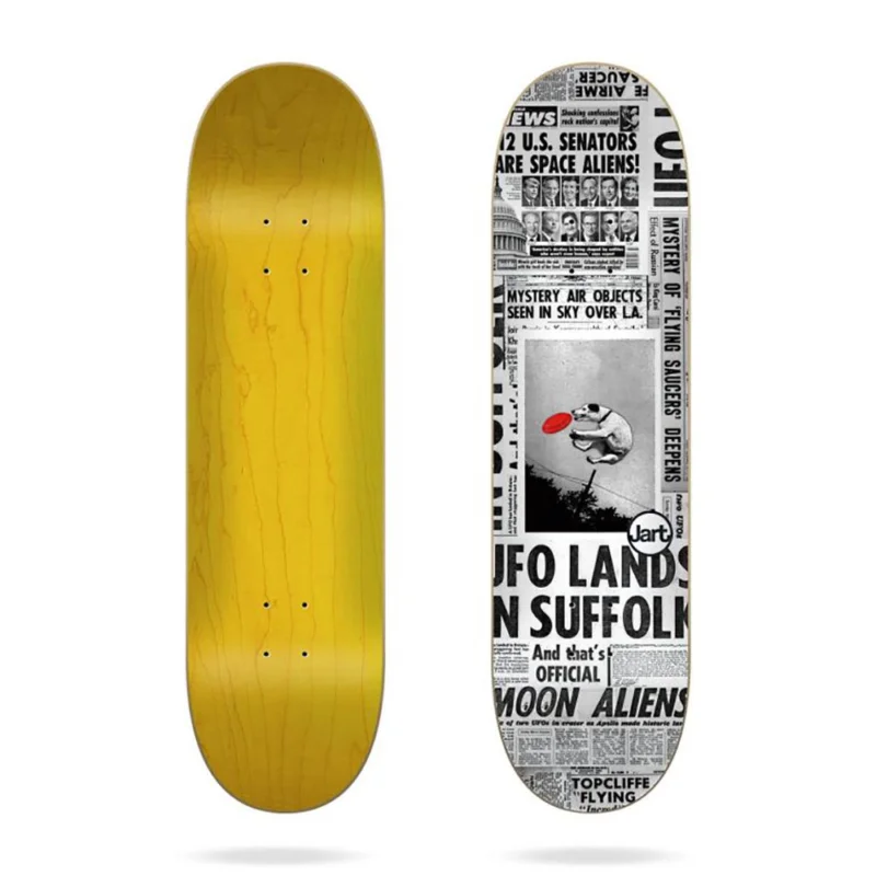 Authentique PLANCHE DE SKATE JART FLYING SAUCERS 8.0"
