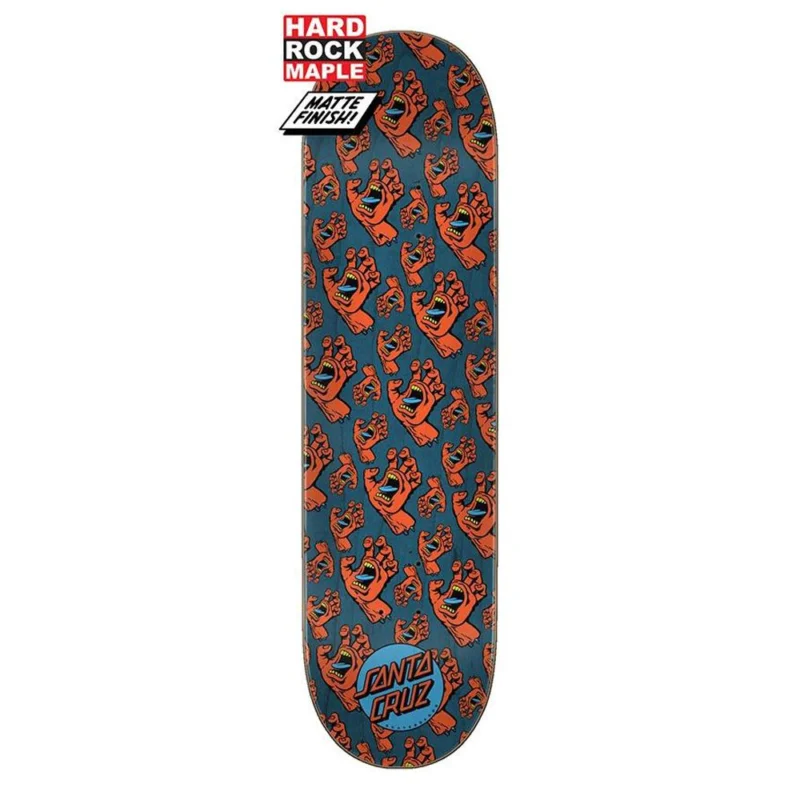 PLANCHE DE SKATE SANTA CRUZ HANDS ALL OVER HARD ROCK MAPLE 8.25‘‘ Vente Flash