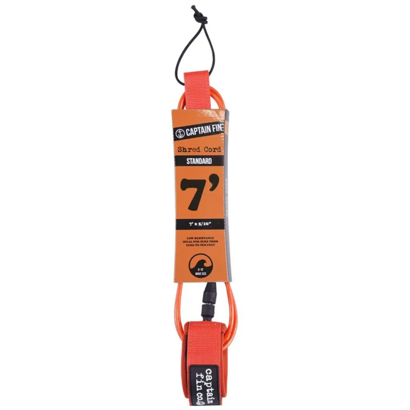 LEASH CAPTAIN FIN CO. SHRED CORD COMP 7‘ Vente Directe