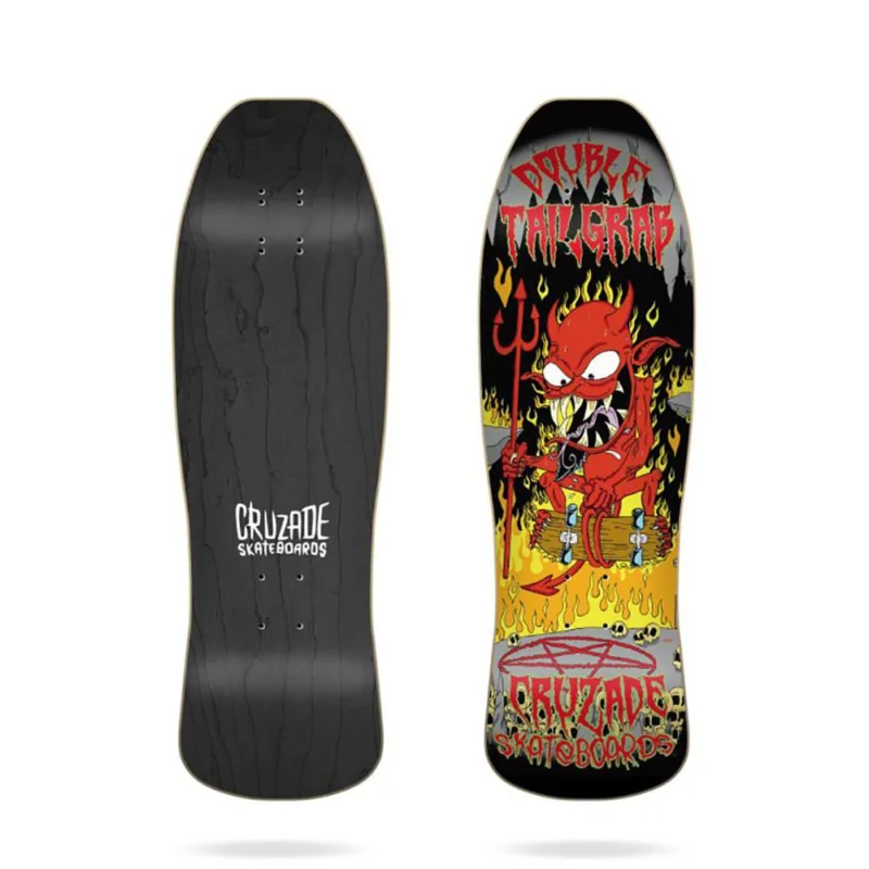 Expédié Aujourd'hui PLANCHE DE SKATE CRUZADE DOUBLE TAIL GRAB 9.375‘‘