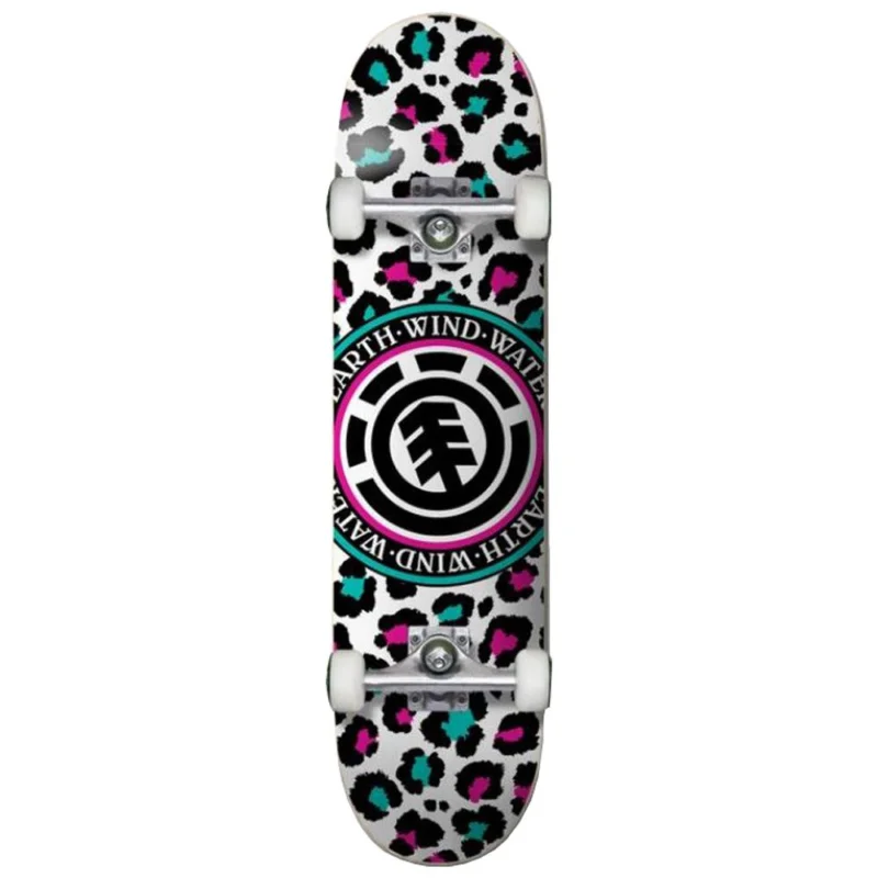 PLANCHE DE SKATE ELEMENT LEOPARD PARTY 7.7‘‘ Retour Gratuit