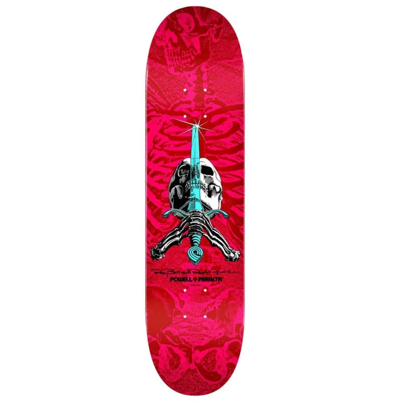 Vente Directe PLANCHE DE SKATE POWELL PERALTA SKULL & SWORD 8.5‘‘