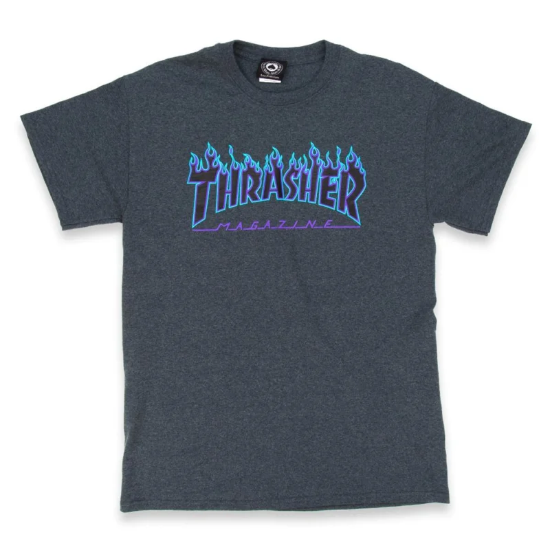 Prix Promo T-SHIRT THRASHER FLAME LOGO
