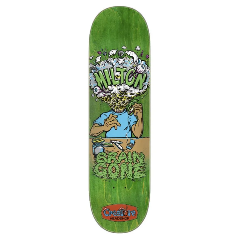 Nouveauté PLANCHE DE SKATE CREATURE MILTON BRAIN GONE 8.6‘‘