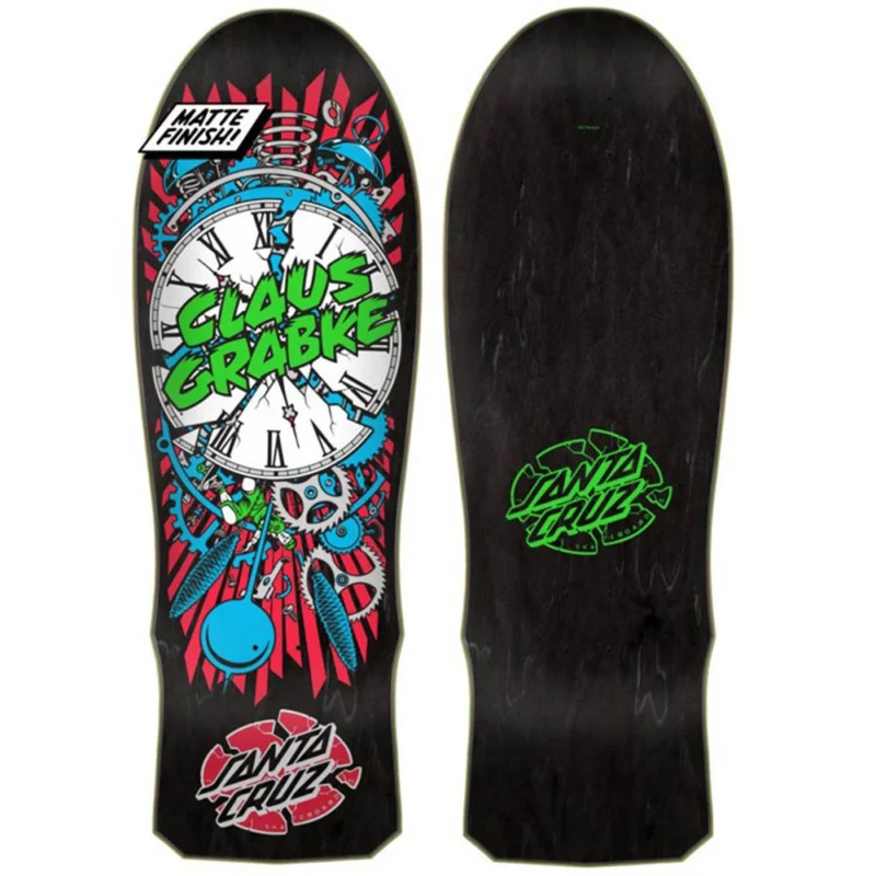 Retour Gratuit PLANCHE DE SKATE SANTA CRUZ GRABKE EXPLODING CLOCK REISSUE 10.0‘‘