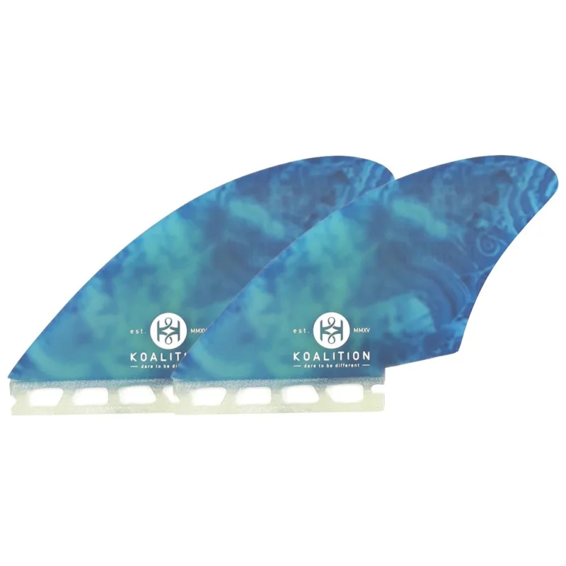 DERIVES KOALITION TWIN FINS KEELS MALACHITE Dernier Modèle