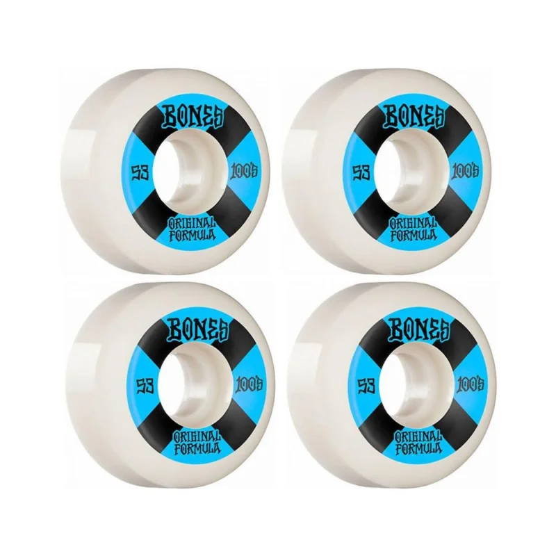 ROUES BONES 100‘S 4 V5 53MM OGF WHITE Affaire À Saisir