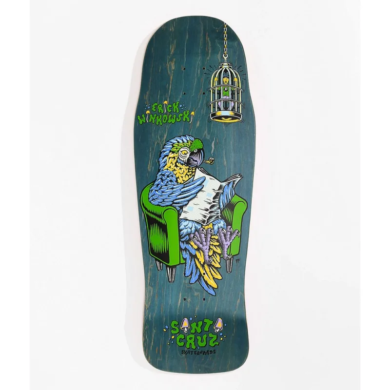 PLANCHE DE SKATE SANTA CRUZ WINKOWSKI BIRDCAGE SHAPED 10.34‘‘ Bon Marché