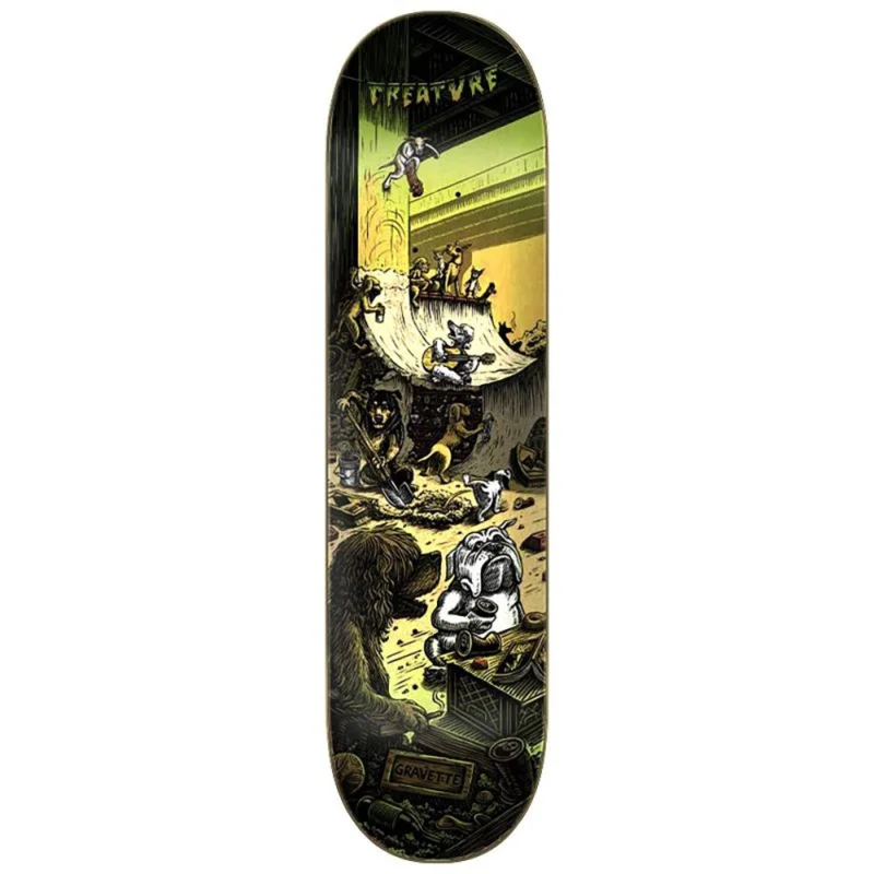 Meilleur Prix PLANCHE DE SKATE CREATURE GRAVETTE BRIDGE DAWGZ 8.3‘‘
