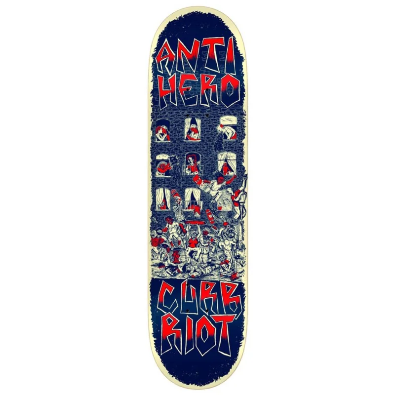 Commander Vite PLANCHE DE SKATE ANTIHERO AH CURB RIOT REDUX 8.5‘‘