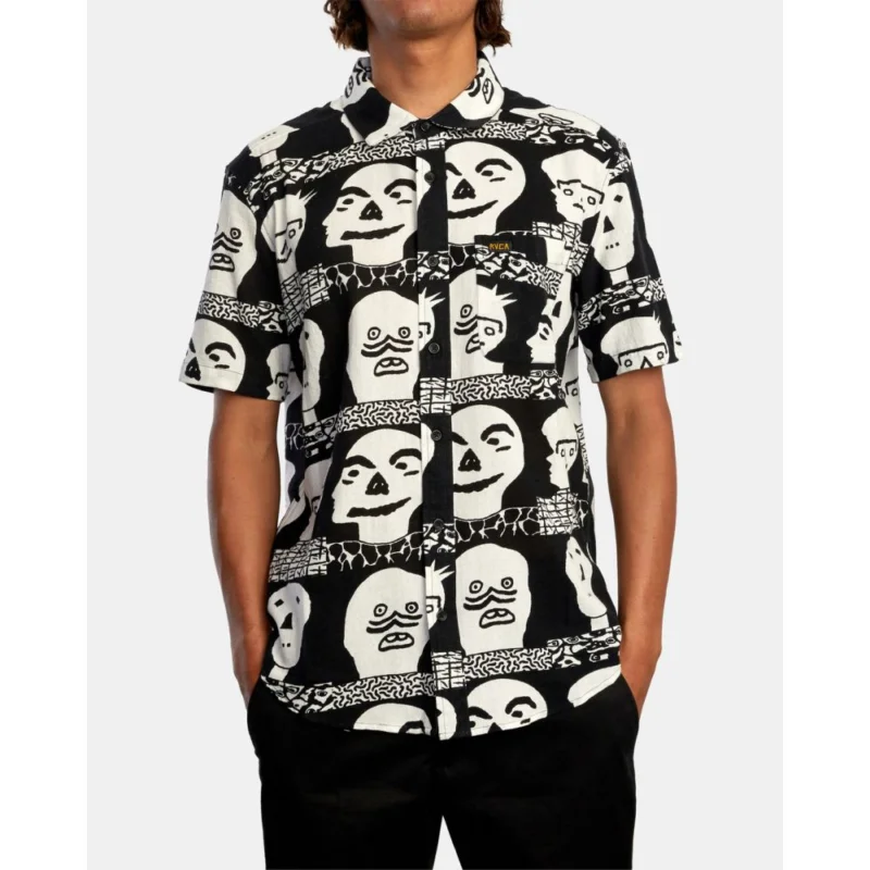 Satisfait Ou Remboursé CHEMISE RVCA MATT LEINES