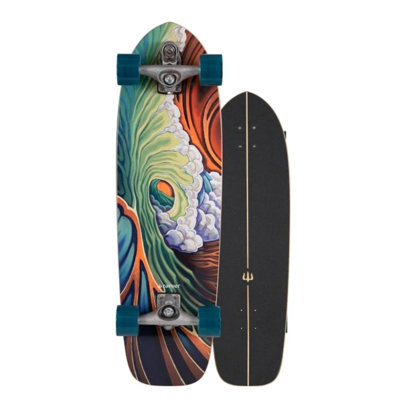 Nouvelle Collection SURF SKATE CARVER GREEN ROOM C7 33.75"