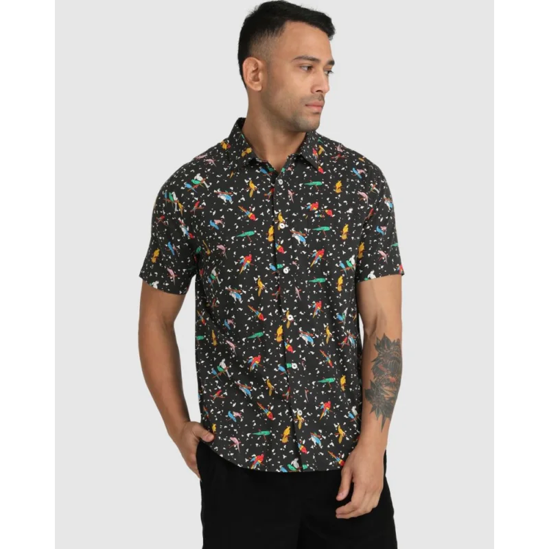 Acheter Direct CHEMISE RVCA LP X KLW PARROTS
