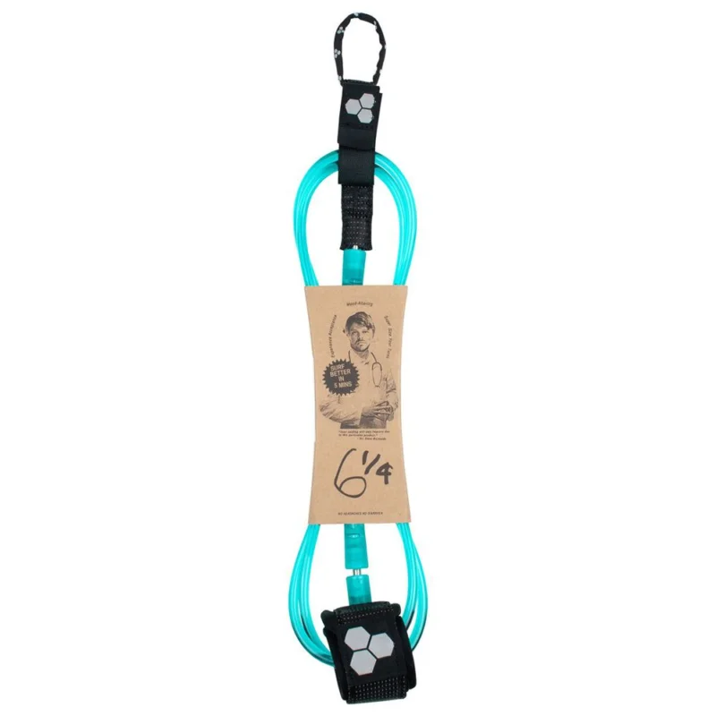 Bon Plan LEASH CHANNEL ISLANDS DANE STANDARD 6‘ - Turquoise