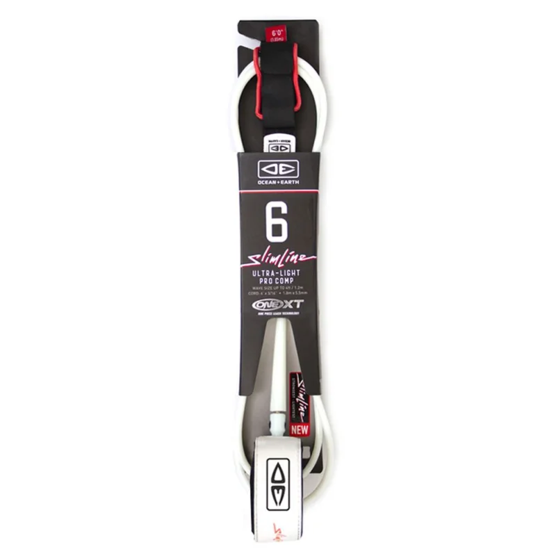 Nouveauté LEASH OCEAN EARTH ONE XT SLIMLINE COMP 6‘0‘‘