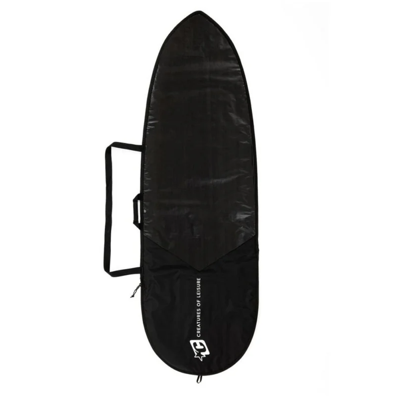 HOUSSE CREATURES 6‘7‘‘ FISH ICON LITE - BLACK/SILVER Authentique