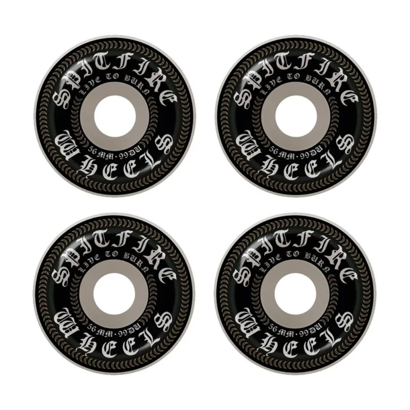 ROUES SPITFIRE BLACKLETTER OG CLASSIC 56mm Achat Immédiat