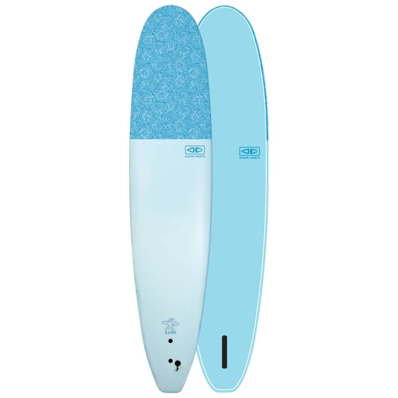 Must-Have PLANCHE DE LONGBOARD OCEAN EARTH LOG DOG 9‘0‘‘ - BLUE