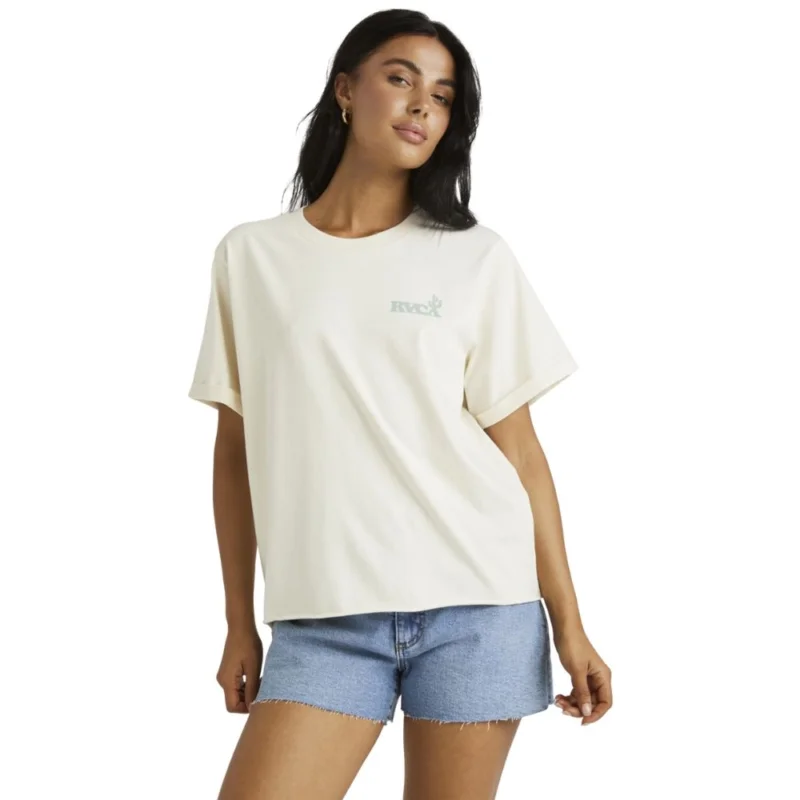 Quantité Limitée T-SHIRT RVCA OUT BACK CUFFED