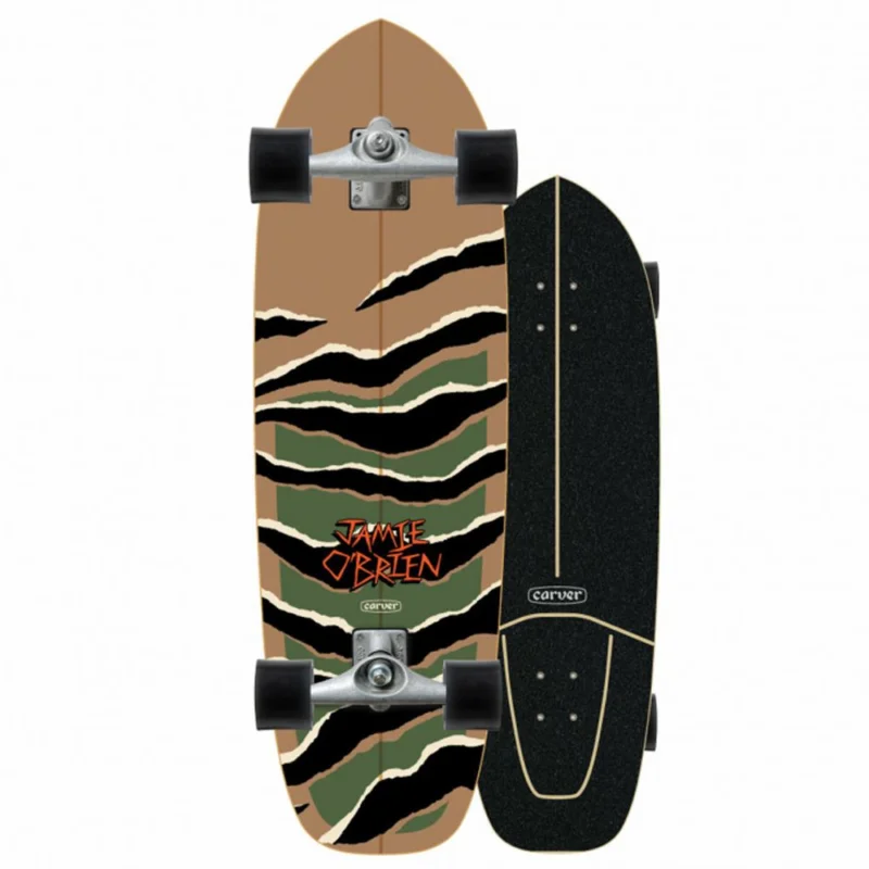 SURF SKATE CARVER JOB CAMO TIGER CX 33.5‘‘ **GRADO B** Produit De Marque