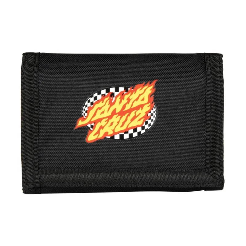 Retour Gratuit PORTEFEUILLE SANTA CRUZ OVAL CHECK FLAME