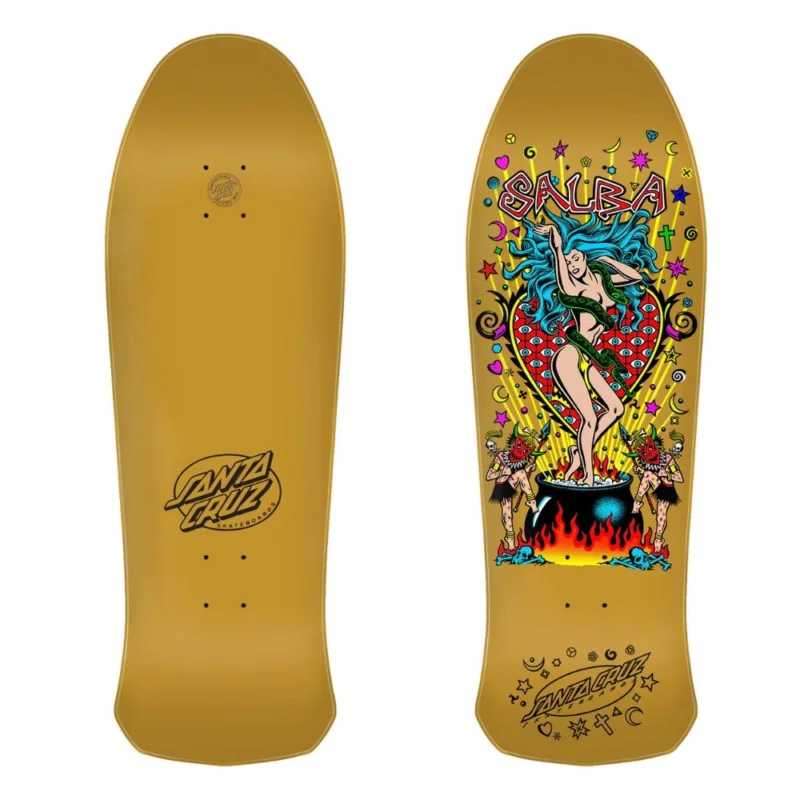 Quantité Limitée PLANCHE DE SKATE SANTA CRUZ SALBA WITCH DOCTOR REISSUE 10.4‘‘