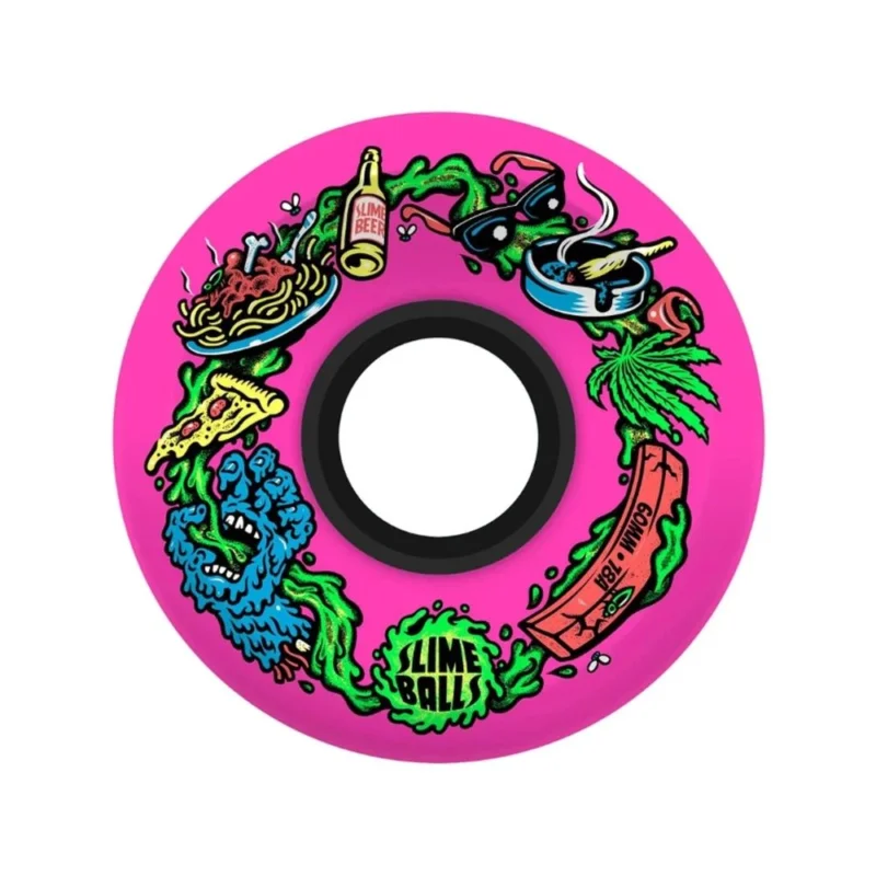 Satisfait Ou Remboursé ROUES SANTA CRUZ SCARF BALLS OG SLIME 78A 60MM