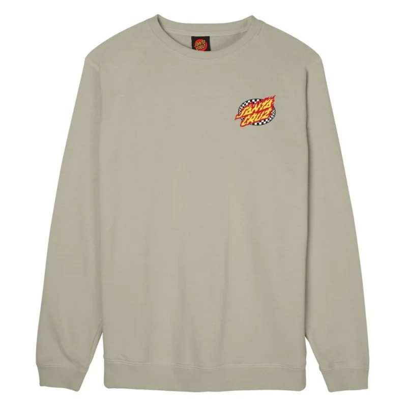 PULL SANTA CRUZ OVAL CHECK FLAME Meilleur Choix