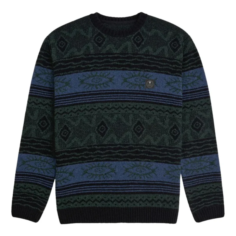 Nouvelle Collection TRICOTE VISSLA BLUR JACQUARD CREW SWEATER