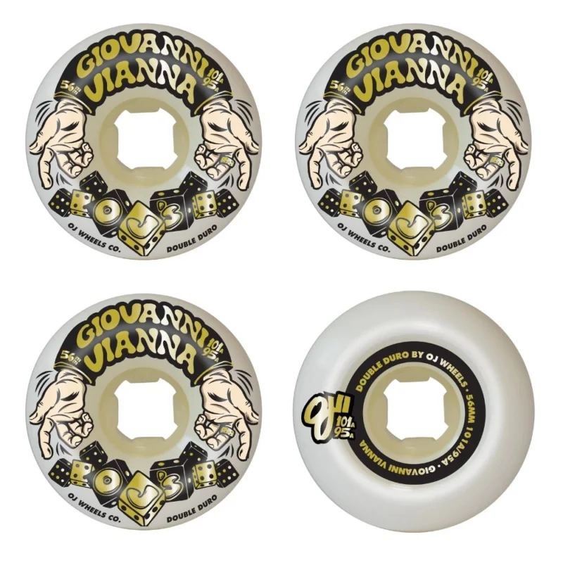 Achetez Aujourd'hui ROUES OJ WHEELS GIOVANNI VIANNA HIGH ROLLER 56MM