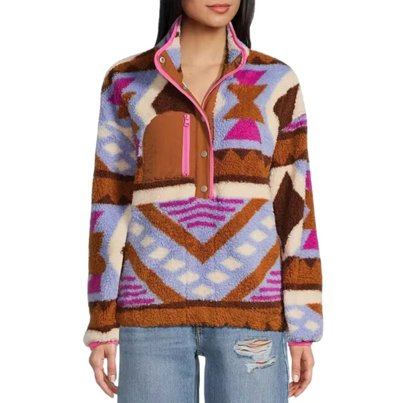 Nouveauté PULL HURLEY AZTECA HALF SNAP