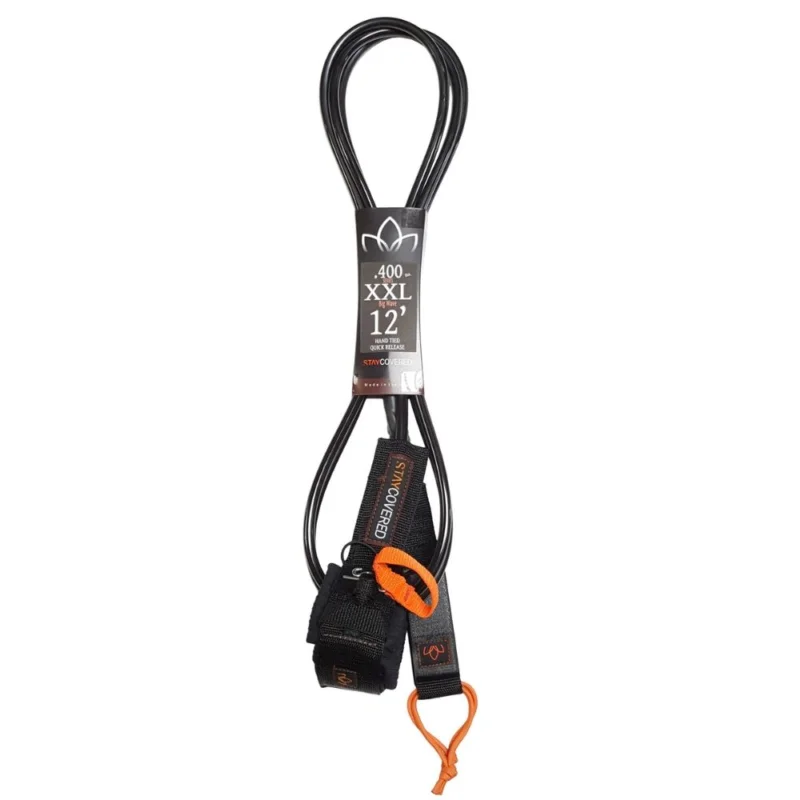 Top Vente LEASH STAYCOVERED XXL BIG WAVE WITH RELEASE QUICK 12‘
