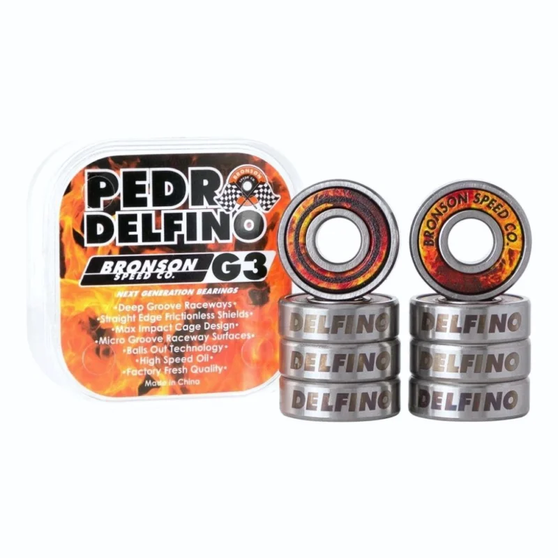 ROULEMENTS BRONSON BOX/8 PEDRO DELFINO PRO G3 Réduction