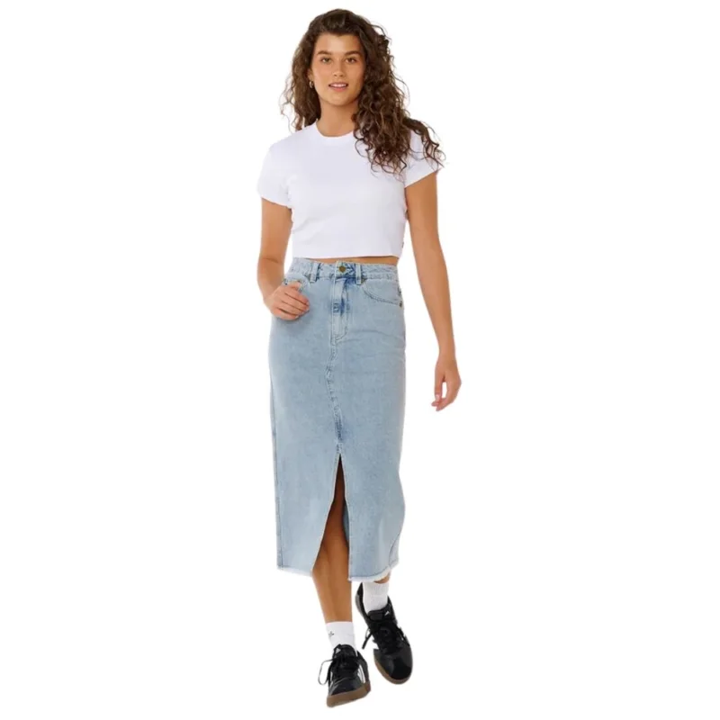 Promotion JUPE RIP CURL THE SEARCH DENIM