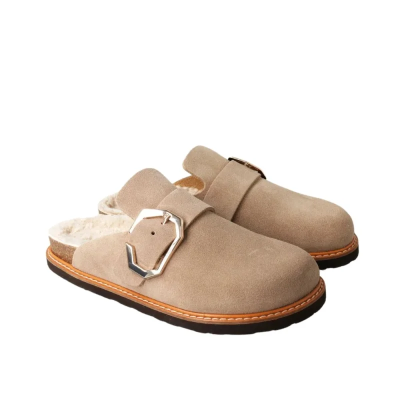 Meilleur Prix ZUECOS GENUINS GRISEL SHEEPSKIN VELOUR