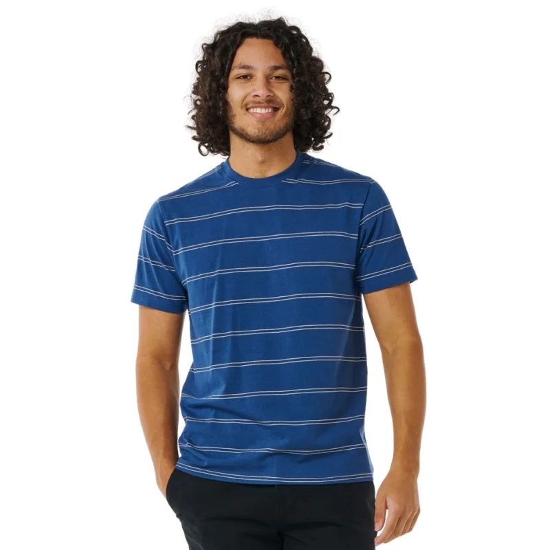 Populaire T-SHIRT RIP CURL PLAIN STRIPE