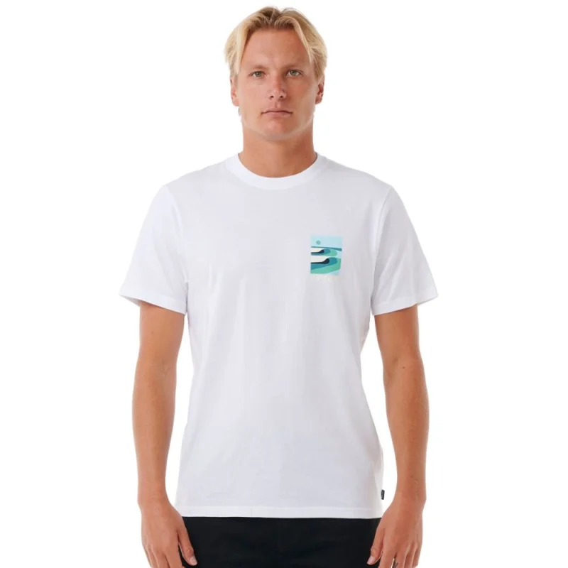 T-SHIRT RIP CURL SURF REVIVAL LINED UP Vente Directe